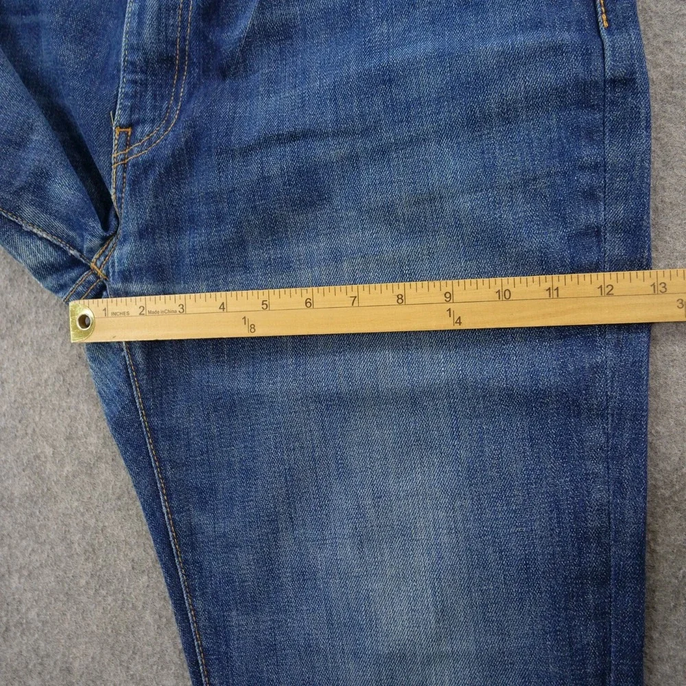 Levis 541 Jeans Mens 38 Blue Straight White Oak Cone Denim Mid Rise Zip Fly